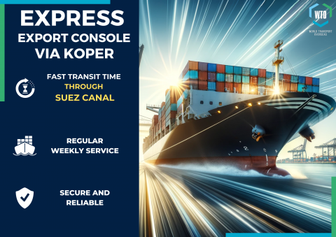 New Express Sea Consolidation Service to the Far and Middle East!